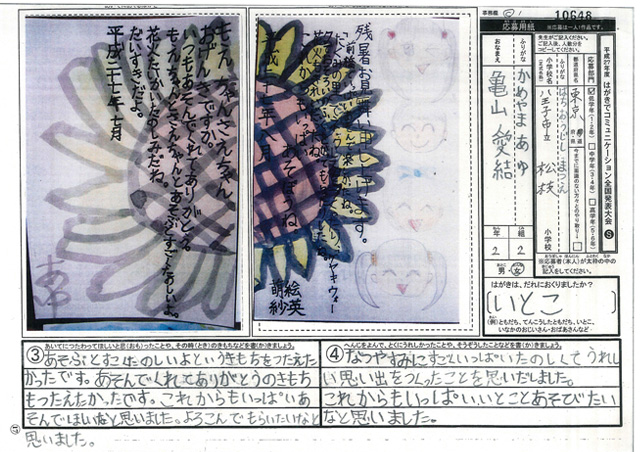 審査員特別賞　東京都　八王子市立松枝小学校　２年　亀山　愛結